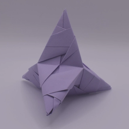 Stellated Tetrahedon by Tomoko Fuse